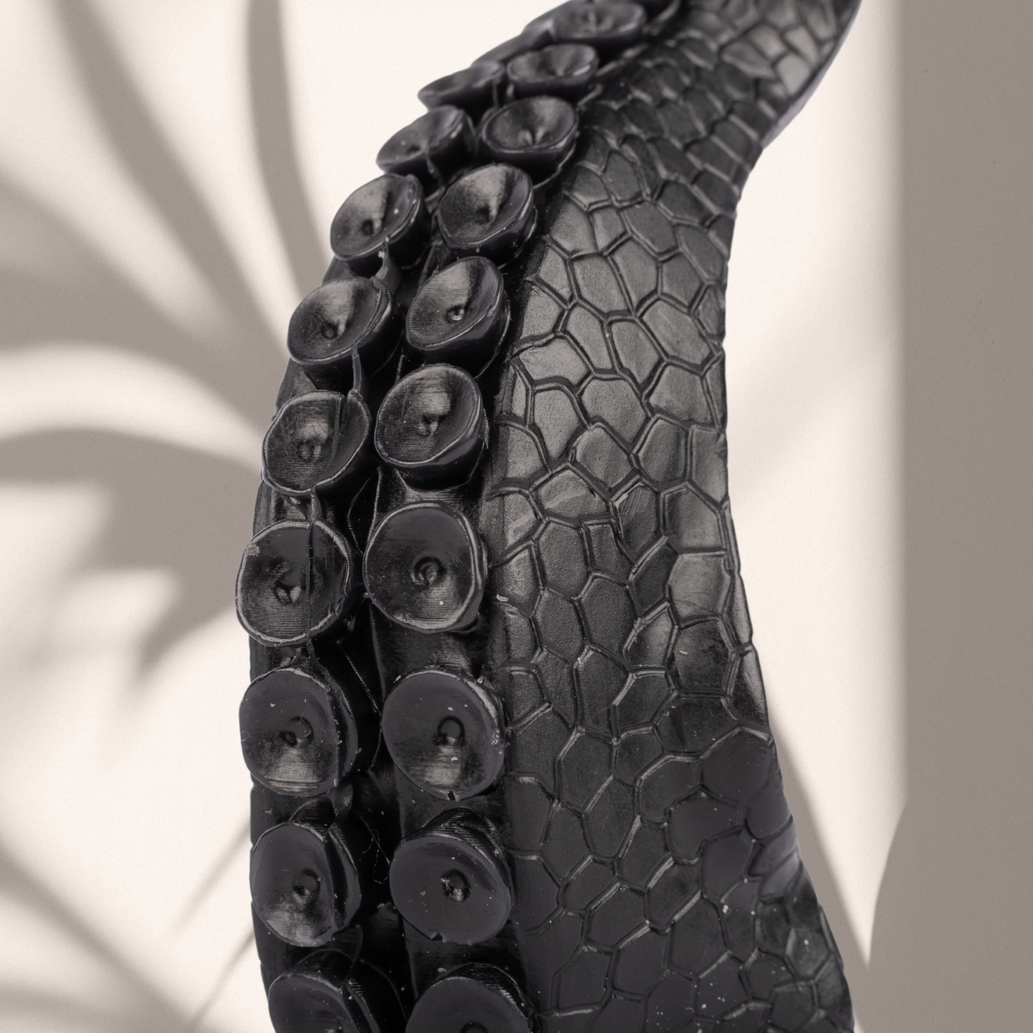Close-up of octopus candle suction cups – detailed tentacle texture for horror or nautical themes