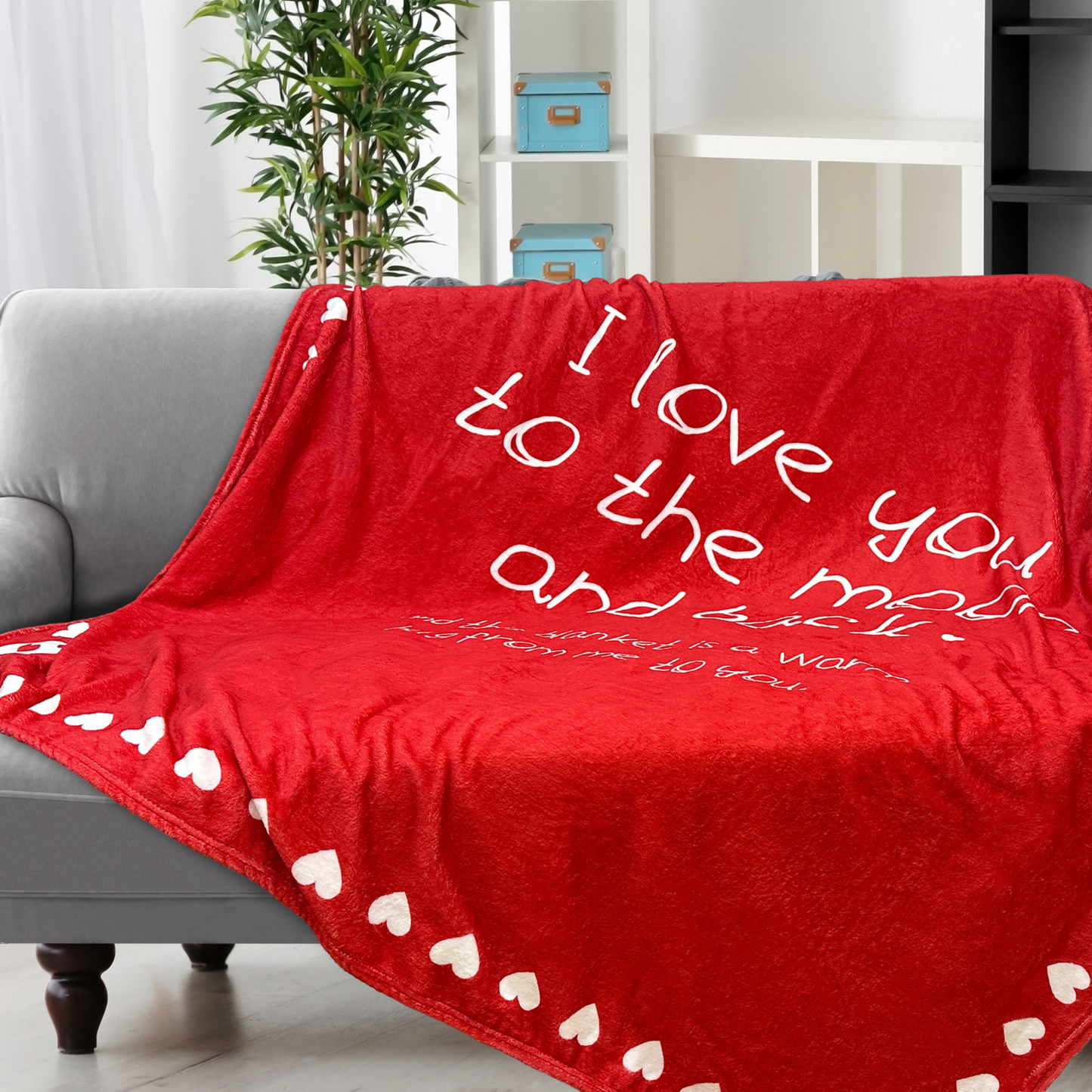 throw blanket for couch red
