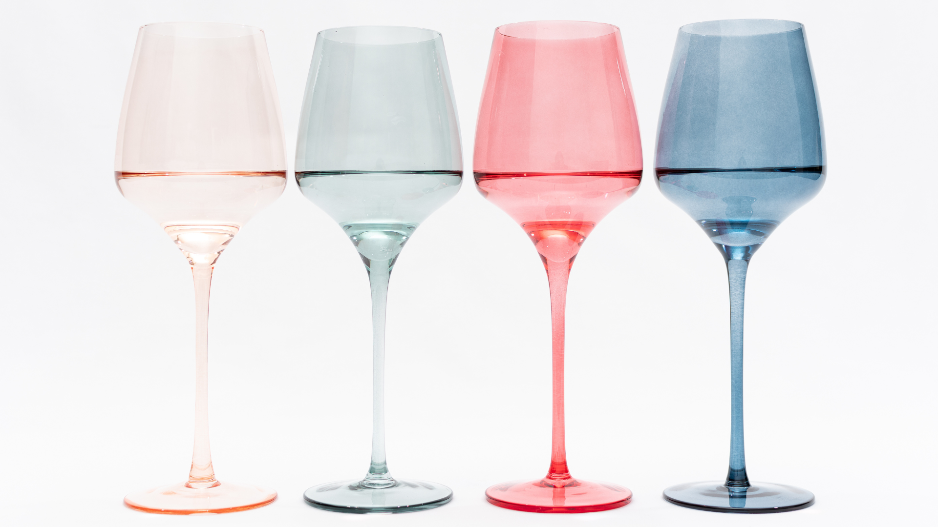 Load video: Unique colorful wine glasses set by Lidy