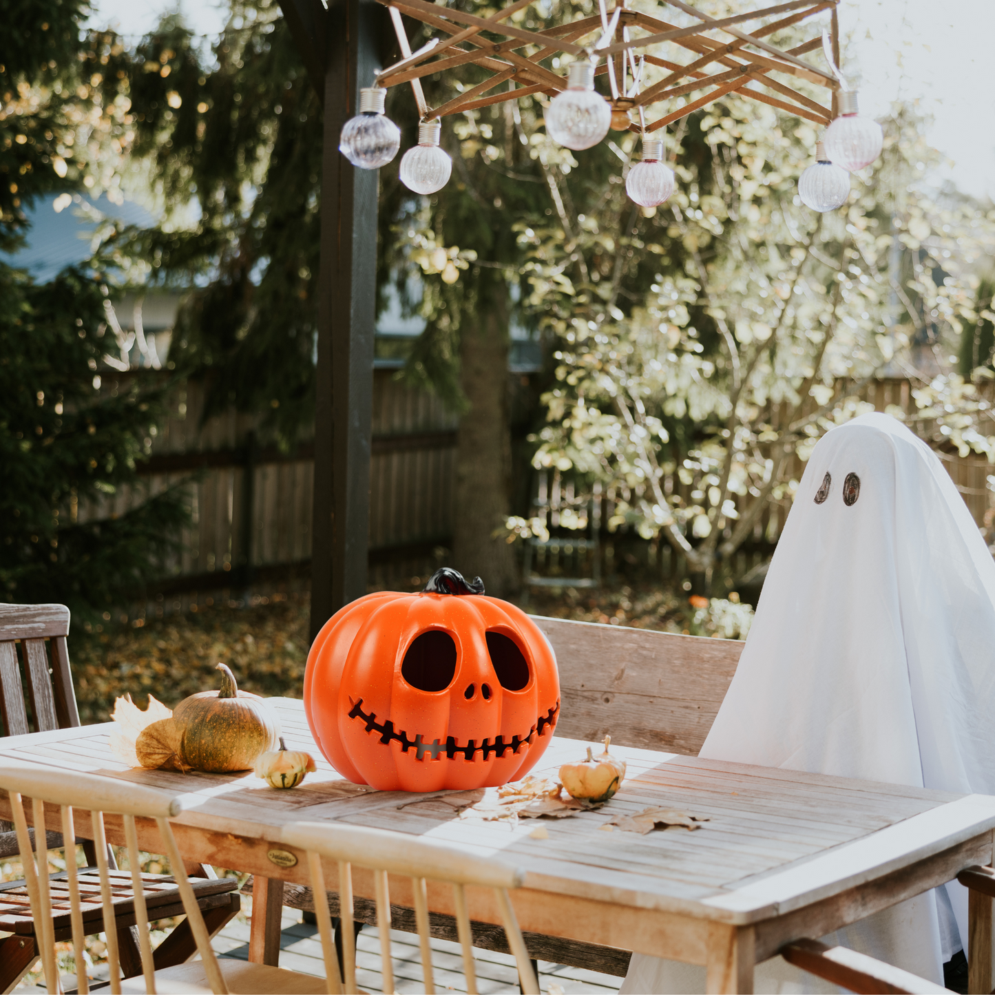 outdoor halloween yard decor pumpkin