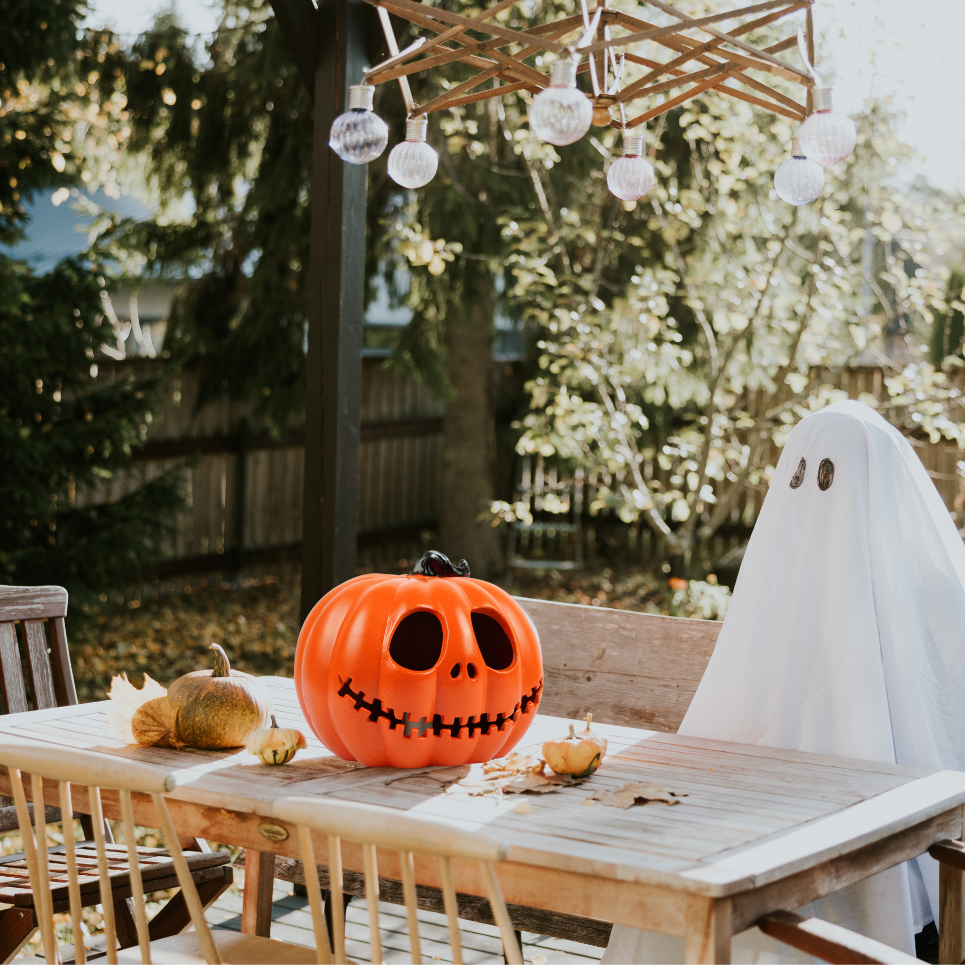 outdoor halloween yard decor pumpkin